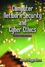 Cover of: Computer Network Security and Cyber Ethics, 2d edition by Joseph Migga Kizza