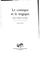 Cover of: Le comique et le tragique
