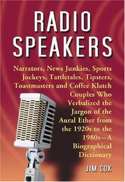 Cover of: Radio Speakers by Jim Cox