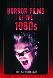 Cover of: Horror Films of the 1980s