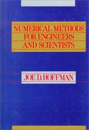 Numerical methods for engineers and scientists by Joe D. Hoffman