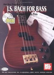 Cover of: Mel Bay J. S. Bach for Bass