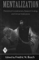 Cover of: Mentalization: Theoretical Considerations, Research Findings, and Clinical Implications (Psychoanalytic Inquiry Book)