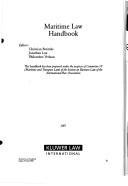 Cover of: Maritime Law Handbook by 