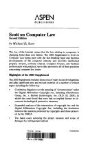 Cover of: Scott on computer law by Scott, Michael D.