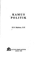 Kamus politik by B. N. Marbun