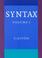 Cover of: Syntax
