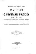 Cover of: Zapiski o powstaniu polskiem, 1863 i 1864 roku by N. V. Berg