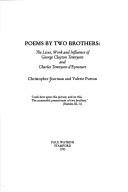 Poems by two brothers by Christopher Sturman, George Clayton Tennyson, Charles Tennyson D'Eyncourt