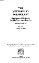 The Veterinary Formulary by Yolande Debuf