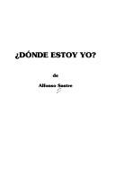 Cover of: Dónde estoy yo? by Sastre, Alfonso