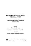 Cover of: Knowledge and memory by Jr., Robert S. Wyer