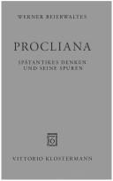 Cover of: Procliana: spätantikes Denken und seine Spuren