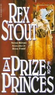 Cover of: A Prize for Princes by Rex Stout