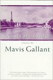 Cover of: Across the bridge: stories