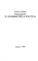Cover of: Togliatti e i dilemmi della politica