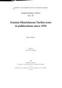 Cover of: Corpus Inscriptionum Iranicarum.