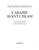 Cover of: L' Arabie avant l'islam