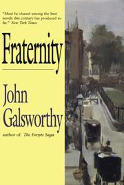 Cover of: Fraternity by John Galsworthy
