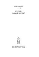 Studi su Tasso e Marino by Emilio Russo