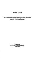 Cover of: Jeux de constructions: poetique de la geometrie dans le nouveau roman