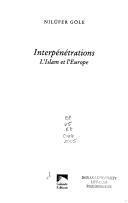 Cover of: Interpénétrations by Nilüfer Göle