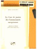 Cover of: La Cour de justice des Communautés européennes