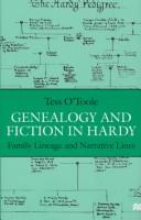 Cover of: Genealogy and fiction in Hardy: family lineage and narrative lines