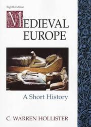Cover of: Medieval Europe by C. Warren (Charles Warren) Hollister