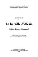 Cover of: La bataille d'Alésia by Joël Le Gall