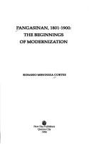 Cover of: Pangasinan, 1801-1900: the beginings of modernization