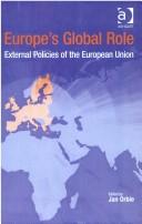 Cover of: Europe's global role by Jan Orbie