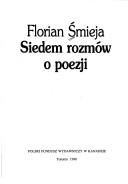 Cover of: Siedem rozmów o poezji