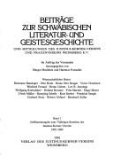Cover of: Jubiläumsausgabe zum 75jährigen Bestehen des Justinus-Kerner-Vereins, 1905-1980