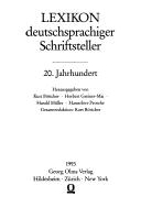 Cover of: Lexikon deutschsprachiger Schriftsteller by Günter Albrecht