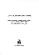 Cover of: Colloqui pirandelliani