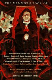 Cover of: The mammoth book of Dracula: vampire tales for the new millennium