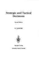 Cover of: Startegic and Tactical Decisions Edition