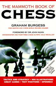 Cover of: The mammoth book of chess by Graham Burgess