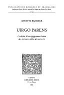 Cover of: Uirgo parens by Annette Brasseur