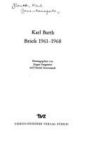 Karl Barth - Eduard Thurneysen by Karl Barth epistle to the Roman’s