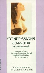 Cover of: Confessions D'Amour (Erotic Classics)