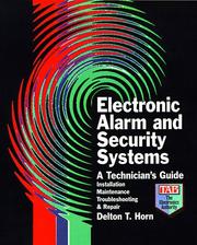 Electronic alarm and security systems by Delton T. Horn