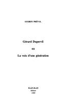 Cover of: Gérard Dupervil, ou, La voix d'une génération