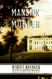 Cover of: A mansion and its murder by Bernard Bastable