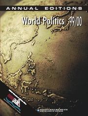 Cover of: World Politics 99/00 (World Politics, 1999-2000)