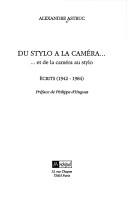 Cover of: Du stylo à la caméra--et de la caméra au stylo by Alexandre Astruc