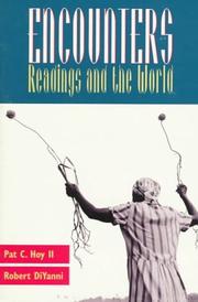 Cover of: Encounters: readings and the world