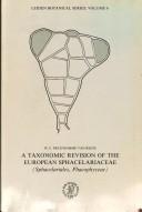 A taxonomic revision of the European Sphacelariaceae (Sphacelariales, Phaeophyceae) by W. F. Prud'homme van Reine