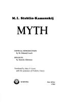 Cover of: Myth by M. I. Steblin-Kamenskiĭ